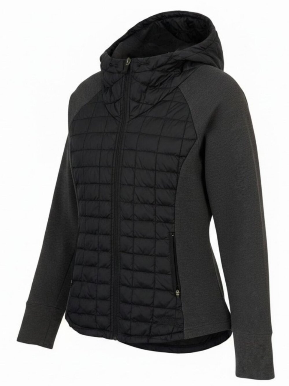 THE NORTH FACE Black Grey Endeavor ThermoBall Hybrid Hooded Jacket size M